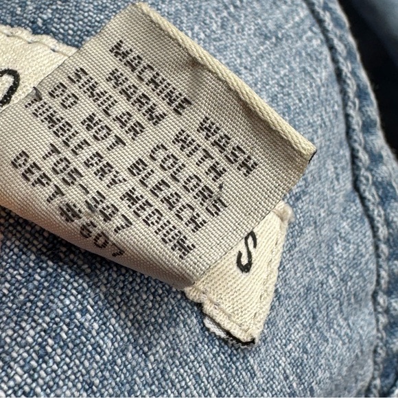 Crossroads Women's Denim Overalls - size M 100% Cotton - Picture 7 of 9